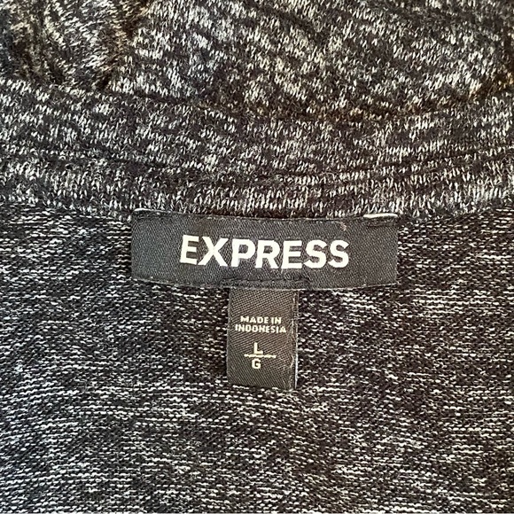 Express Black Charcoal Tunic Top - Picture 7 of 8